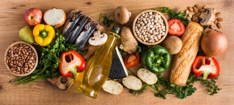 ingredientes de la dieta mediterránea